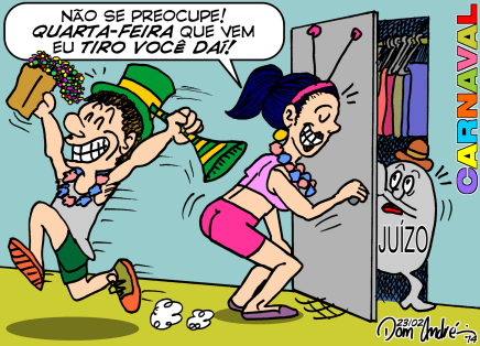 Resultado de imagem para sabado de carnaval charge